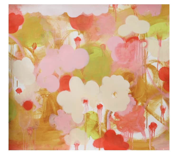 "Weightless" 2011 Oil on Paper 52"X124"