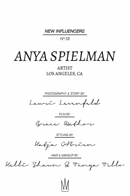 Video Credits: Inside the mind of Anya Spielman“