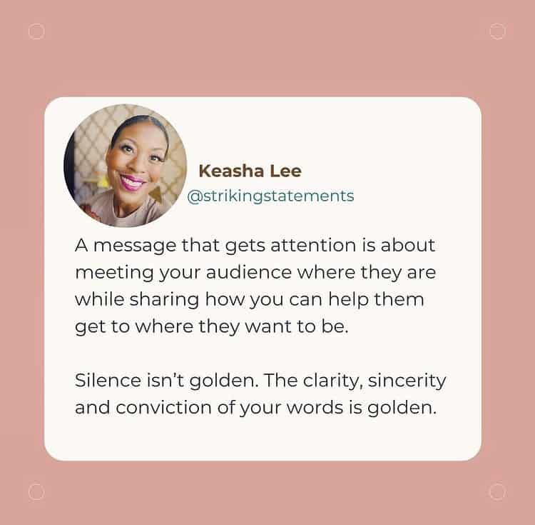 Words By Keasha Lee Ince