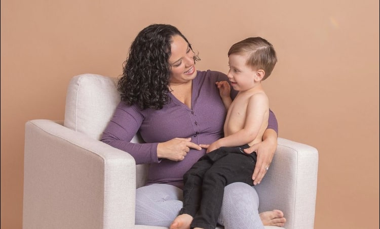 Laine and Her Son